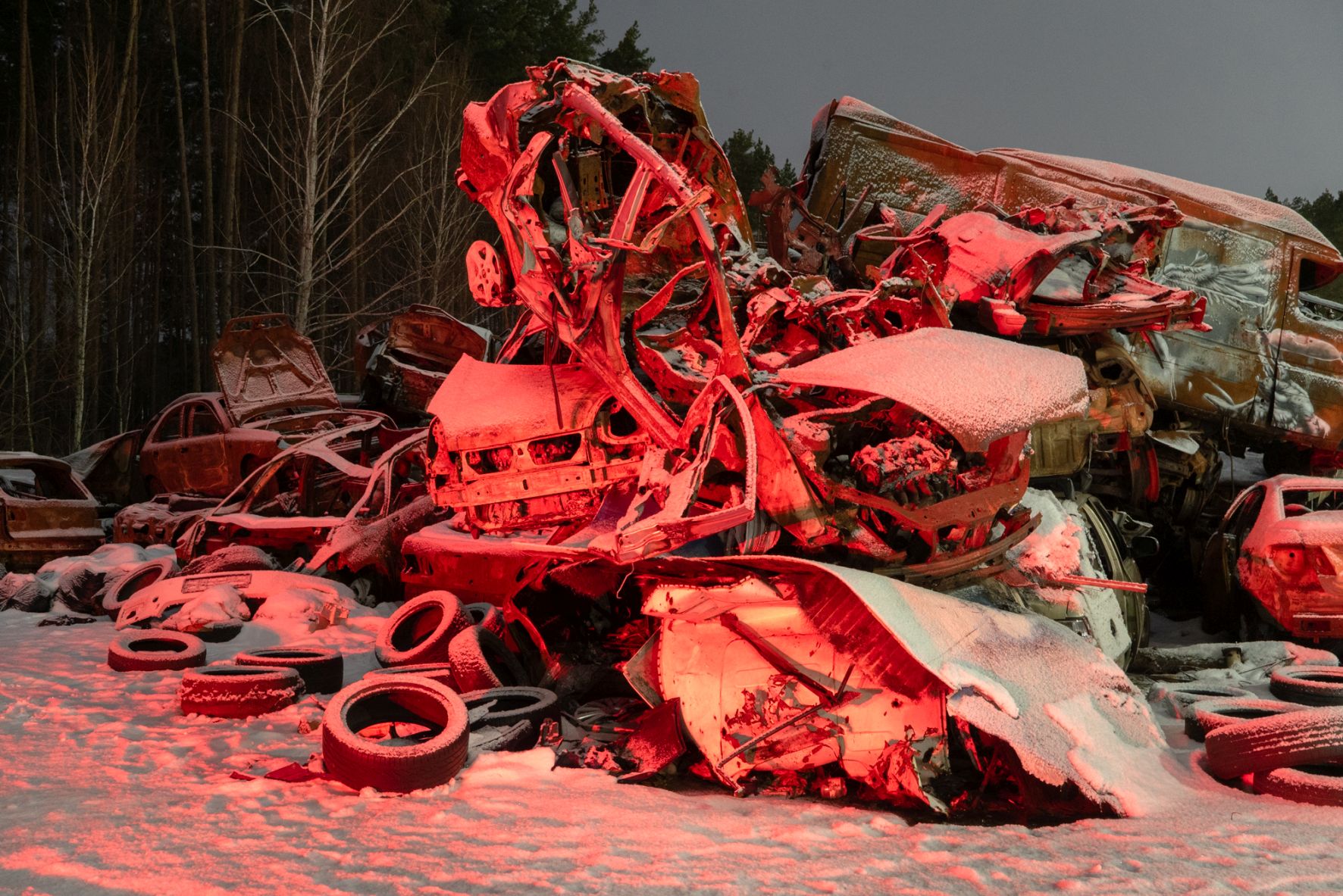 Car Cemetery / Irpin, 23. January 2024