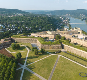 Luftaufnahme Festung Ehrenbreitstein