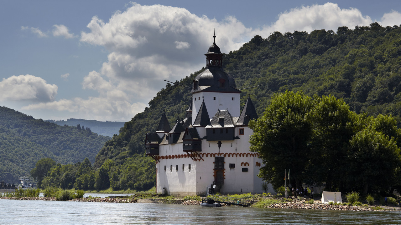 Pfalzgrafenstein, ein Zelt