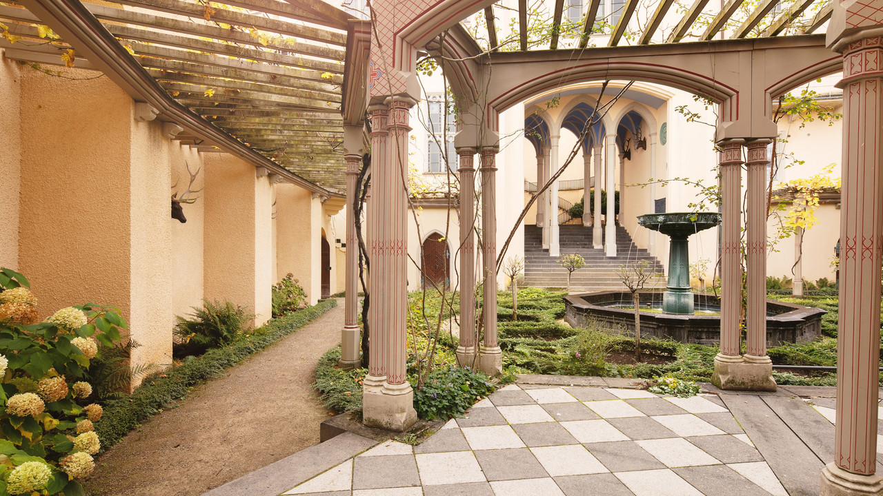 Pergolagarten von Schloss Stolzenfels